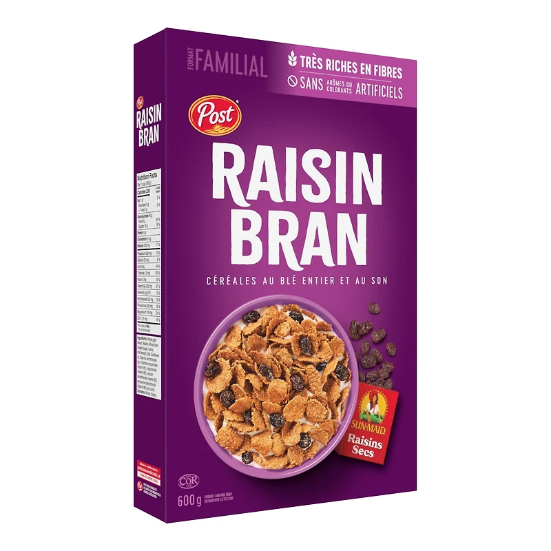 POST RAISIN BRAN FAMILY SIZE, POST RAISIN BRAN FAMILY SIZE