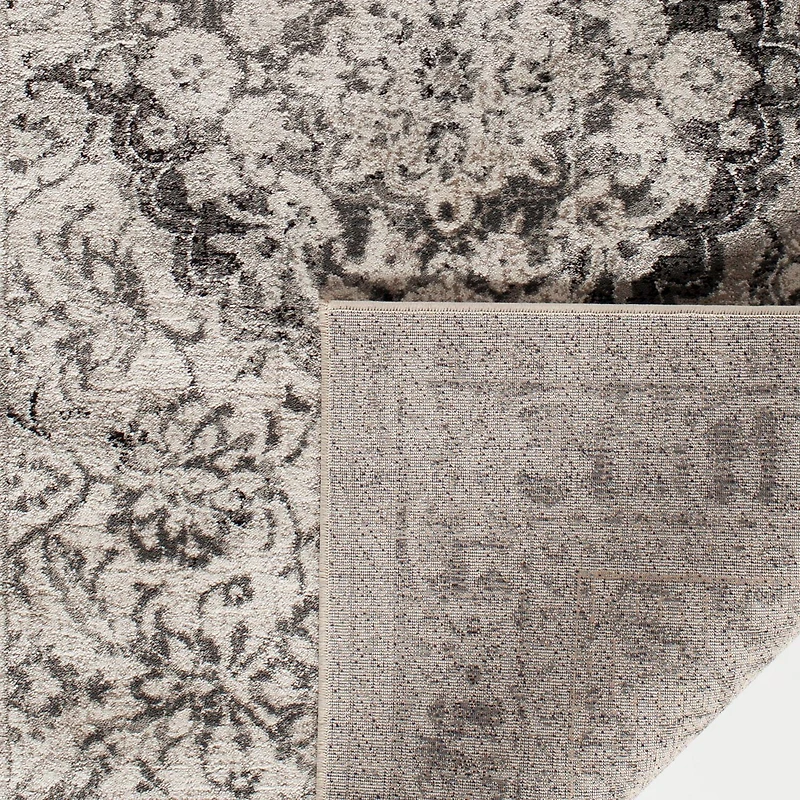 Tapis tissé brun et brun Zunthus