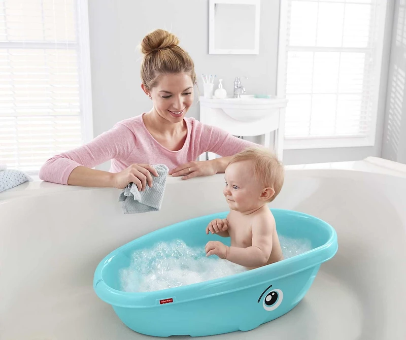 Fisher-Price Baignoire-baleine Grandit avec bébé