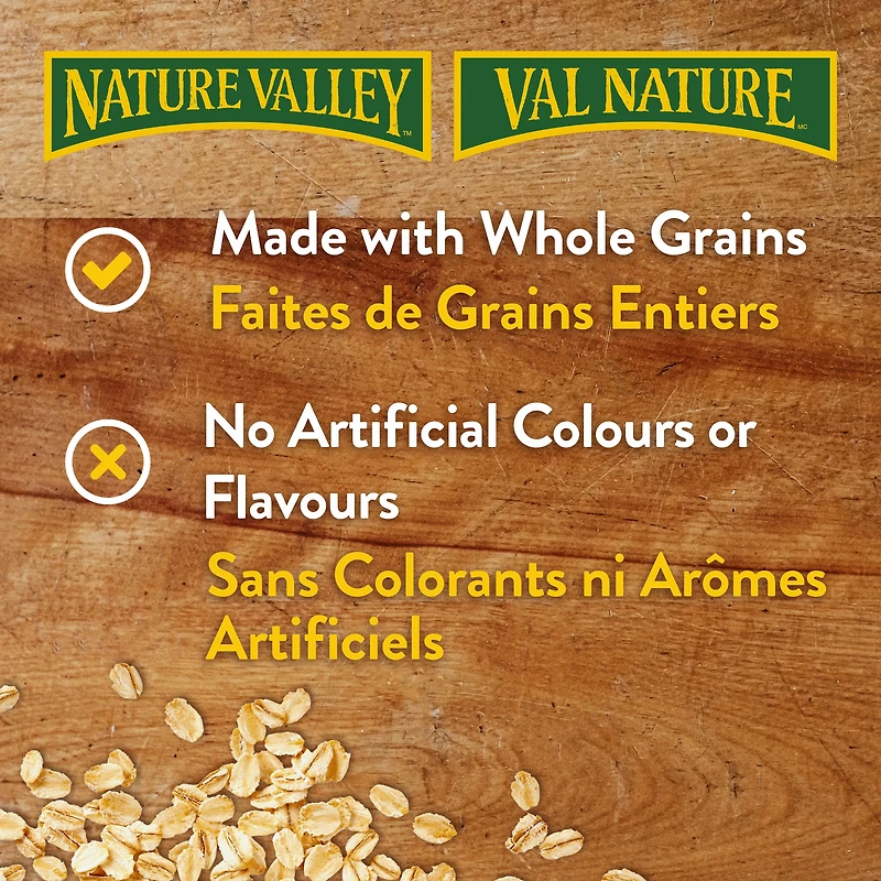 Val Nature Barres Granola, Sucrées et Salées, Saveur Caramel Salé et Chocolat, Format Économique, 6 Barres 6 barres x 35 g, 210 g