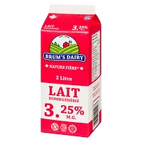 Lait homogénéisé à 3,25 % M.G. de Brum's