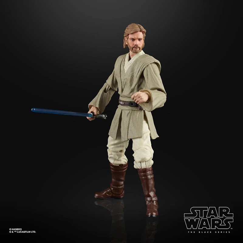 Star Wars The Black Series, figurine de collection Obi-Wan Kenobi (Chevalier Jedi) de 15 cm de Star Wars : L'attaque des clones, dès 4 ans