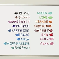 Marqueurs effaçables à sec EXPO, encre à faible odeur, couleurs variées, pointe biseautée, 4 unités