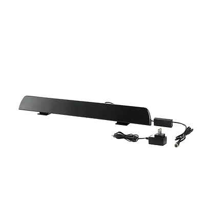 Barre d'antenne VHF/UHF coaxiale directionnelle d'intérieur pour TVHD 1080 avec filtre  4G/5G onn.