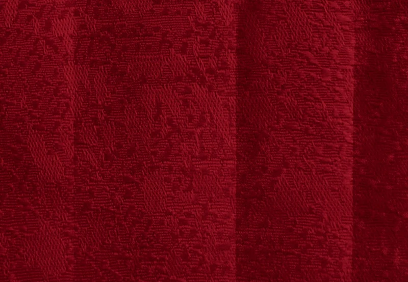 Safdie & Co. Curtain Jaquard 2PK 84L Blackout Red