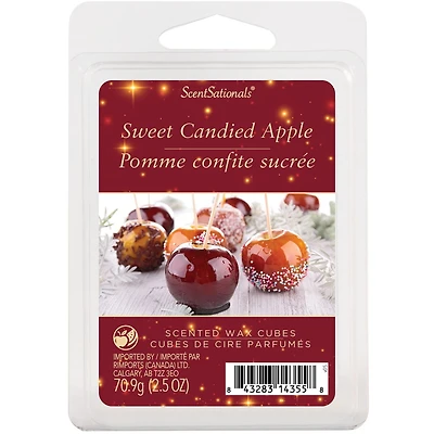 Cubes de cire parfumée Paquet économique ScentSationals - Pomme confite sucrée