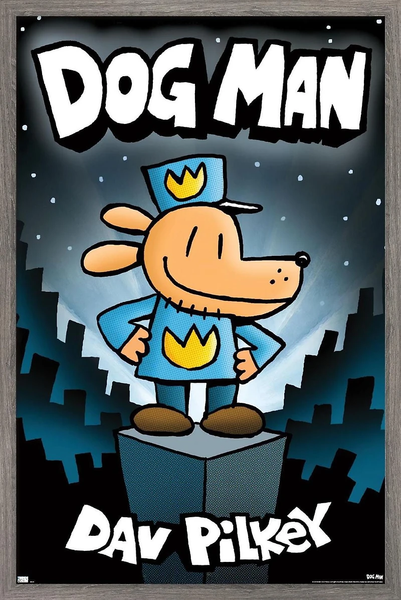 Dog Man - Book Cover (2016) Wall Poster