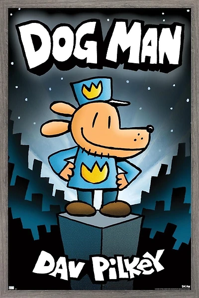 Dog Man - Book Cover (2016) Wall Poster