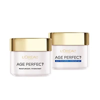 L'Oréal Paris Age Perfect Anti-Sagging Anti-Age Spot Face Day & Night Kit with Soy Seed Protein, Anti-Aging, 2x75 ml