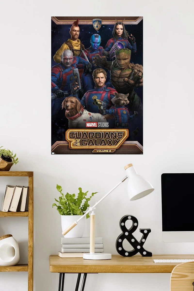 Marvel Guardians of the Galaxy Vol 3 - Group Wall Poster, 22.375" x 34"