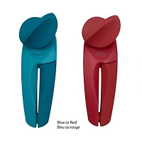 Starfrit Ouvre-Boîte MightiCan, Sécuritaire Sans Bords Tranchants, Garde Le Couvercle, Poignée Confortable, Bouton Antidérapant, Garantie 3 Ans, Coupe Lisse, Essentiel Cuisine