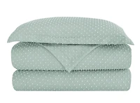 Ensemble de housse de couette prélavée Dot Clip