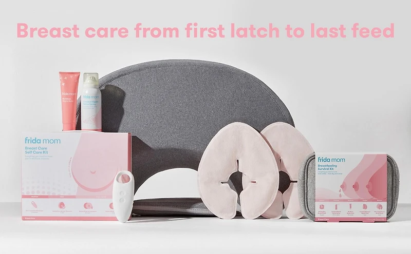Frida Mom - Packs de thérapie d'allaitement, packs de thérapie par le froid et le chaud, essentiels de l'allaitement pour le soulagement de la douleur, le soutien à la lactation et la récupération pos