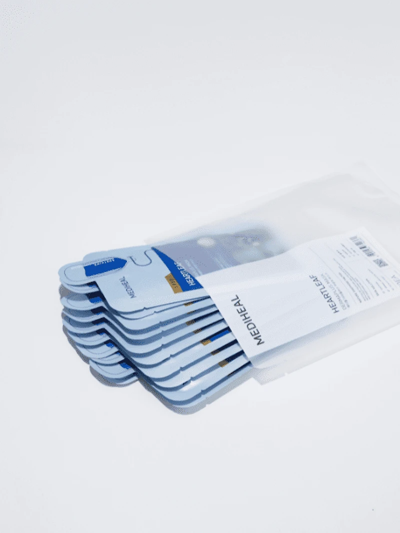 Masque Mediheal Dermaplus Heartleaf 22 ml - 1 boîte / 10 pièces