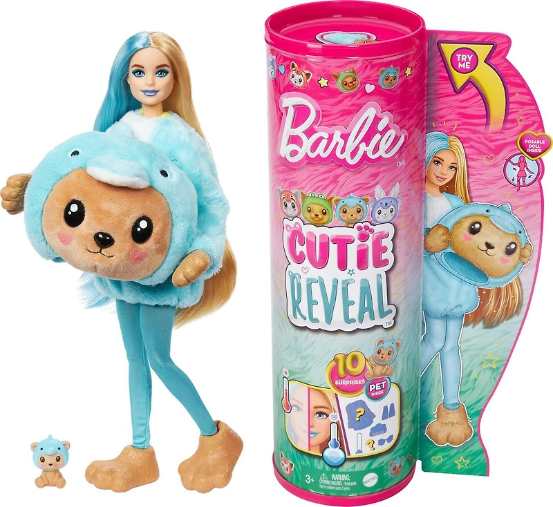Barbie – Poupée Barbie Cutie Reveal - Dauphin