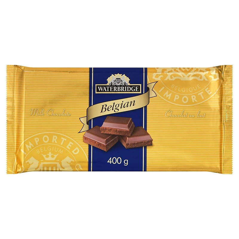 Waterbridge Milk Chocolate bar, 400 g