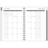 2025-2026 Mead® Fun Floral Checker Small Weekly Academic Year Planner