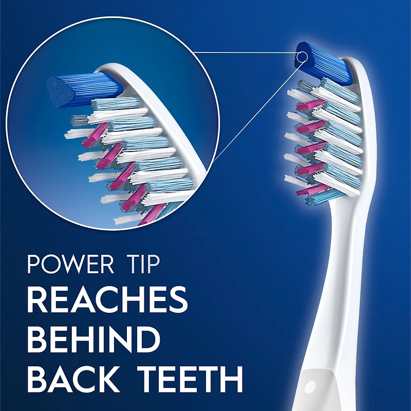 Brosse à dents Oral-B Pro-Santé Pénètre profondément souple, 4 unités