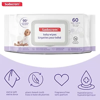 Sudocrem® Pure Water Wipes - 480ct, 99% pure water formula