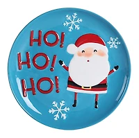 Holiday Time Santa Appetizer Plate, 4-Piece