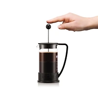 Cafetière à piston Français Brazil, 12 oz, noir