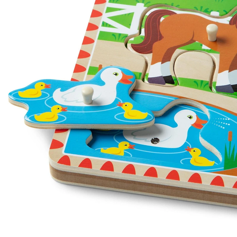 Melissa & Doug Casse-tête sonore de la ferme Old MacDonald
