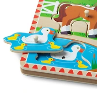 Melissa & Doug Casse-tête sonore de la ferme Old MacDonald
