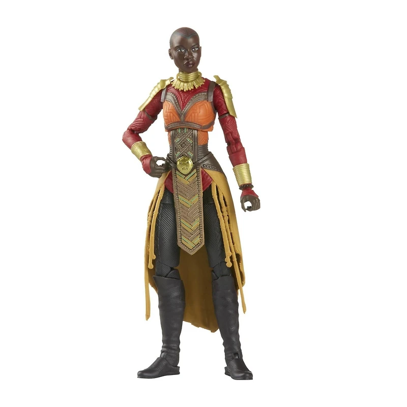 Marvel Legends Series Black Panther Wakanda Forever Okoye 6-inch MCU Action Figure Toy, 2 Accessories, 1 Build-A-Figure Part