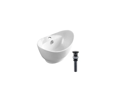 DROP Bath and Kitchen DR091359 Bathroom Vessel Sink Set