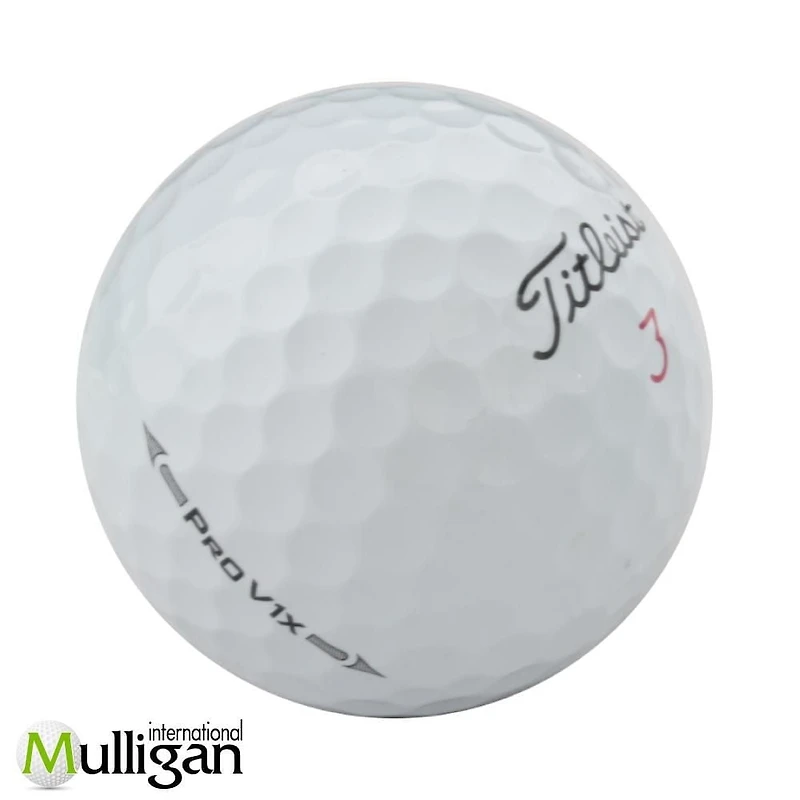 Mulligan - 48 Titleist Pro V1x Prior Generations 4A Recycled Used Golf Balls, White
