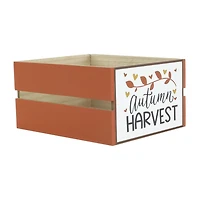Way to Celebrate Harvest Wood Crate Decor, Autumn Harvest