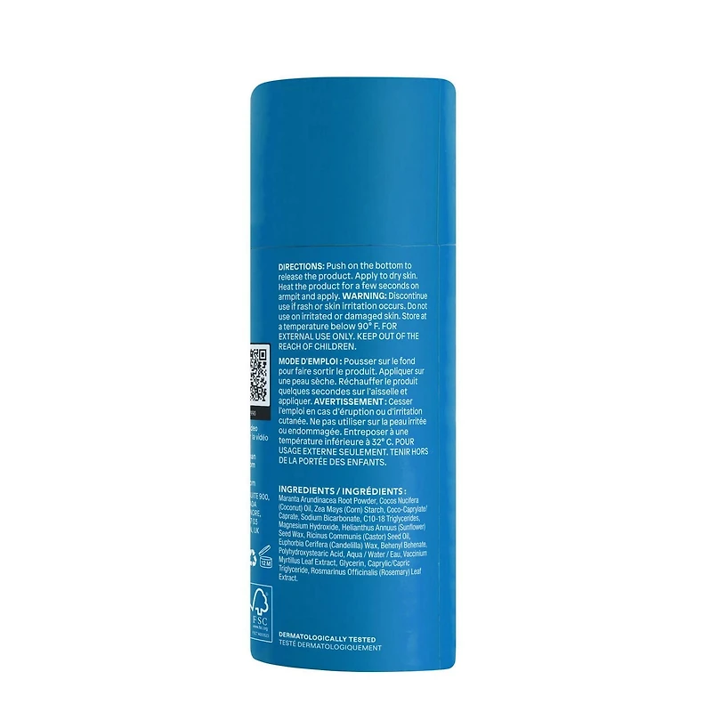 ATTITUDE super leaves, Déodorant Zéro Plastique, Sans Odeur, 85 g