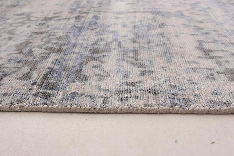 ECARPETGALLERY 5'0" x 7'6" Contemporary Galleria Hand-knotted Area Rug for Living Room, Dining Room and Bedroom in Blue