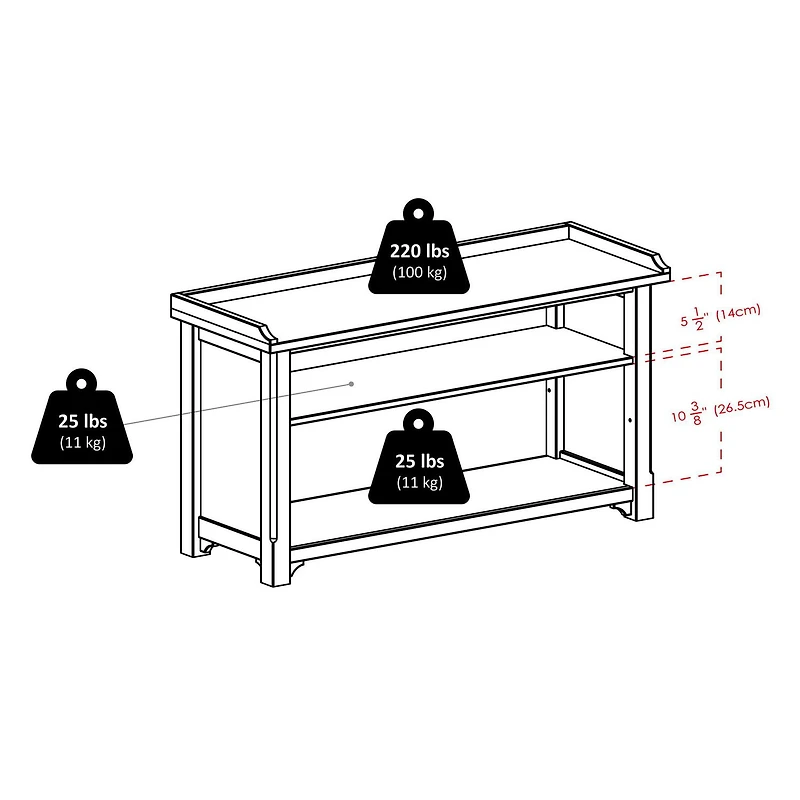 Verona Storage bench & baskets