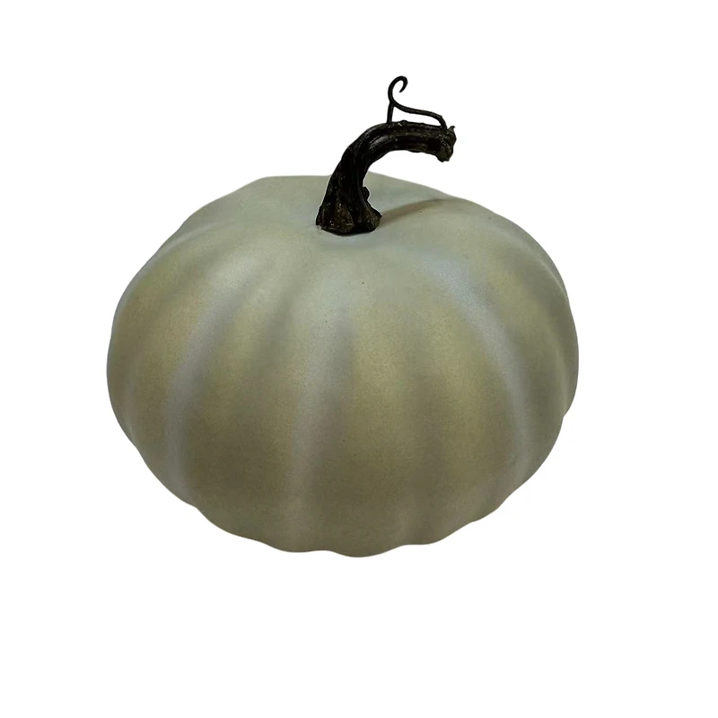 Citrouille en mousse verte Harvest, 15 cm, par Way To Celebrate