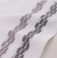 Chaps Luxury Towel Set - 4-Pack, Grey, 12" x 12"