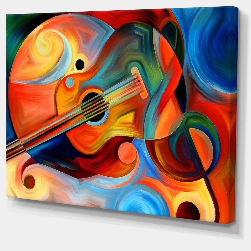 Designart Musique et rythme Art mural sur toile