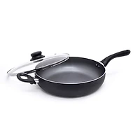 Starbasix 28 cm (11") Deep Fry Pan with Lid, Non-stick