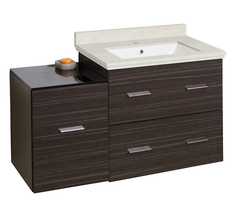 American Imaginations 37.75-in. W Vanity Set Dawn Grey AI-18717