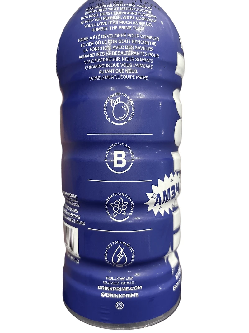 PRIME HYDRATION BLUE RASPBERRY, PRIME BLUE RASPBERRY