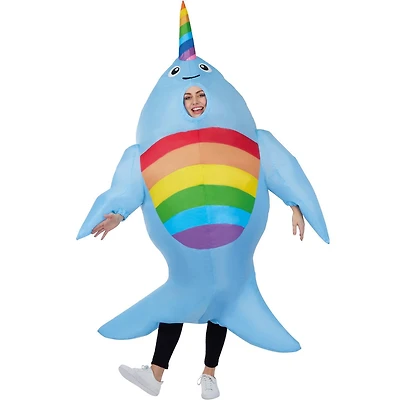 Costume Gonflable de Narval Géant unisexe pour adultes