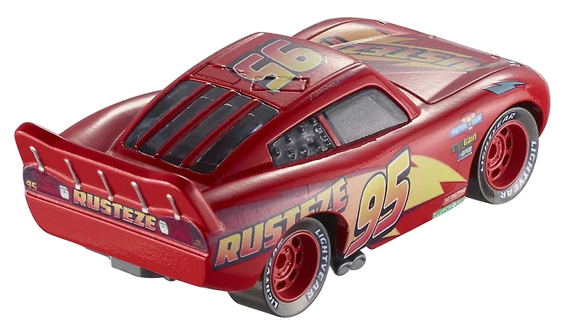 Disney and Pixar Cars Rust-eze Lightning McQueen 1:55 Scale Die-Cast Vehicles For Kids Ages 3+ Years