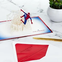 Carte de fête en relief, Signature – Paper Wonder de Hallmark (Spider-Man)