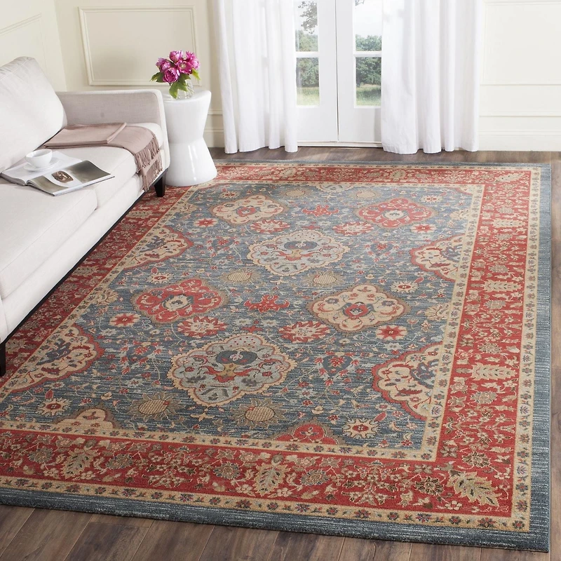 Safavieh Mahal Napier Floral Bordered Area Rug