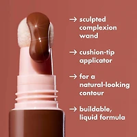 e.l.f. Cosmetics Halo Glow Contour Beauty Wand, Contour with cushion-tip applicator, 10 mL