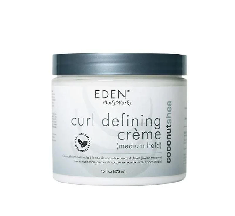 Eden Bodyworks Natural Curl Defining Creme, Curl Defining Creme 16oz<br>Holds curl pattern longer<br>No residue or build up<br>Defines curl pattern<br>Elongates curls
