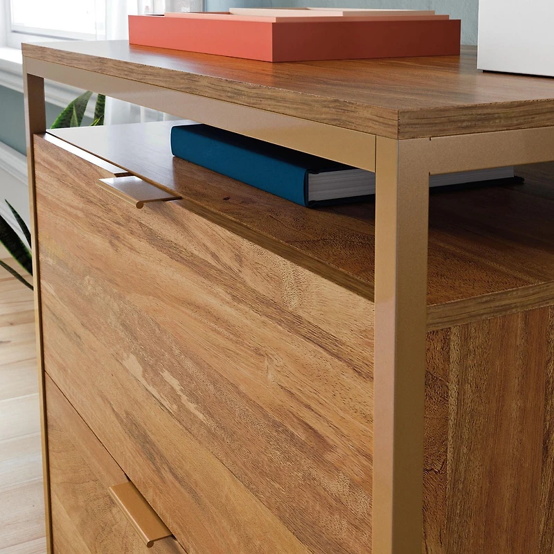 Sauder® Collection International Lux Classeur latéral, Finition Sindoori Mango®, 428211