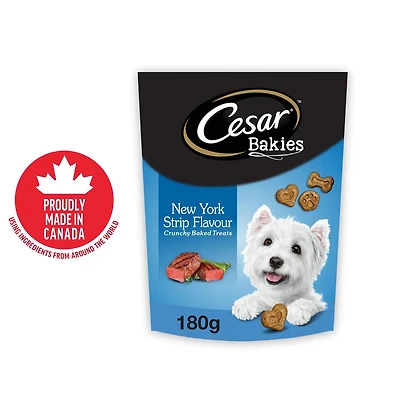 Gâteries pour chiens CESAR BAKIES, petits chiens adultes, saveur de contre-filet 180 - 550g