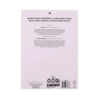 Christmas CYO Plaster Set for Kids DIY Paint with Three Brushes and Eighteen Paint Pots Holiday Time