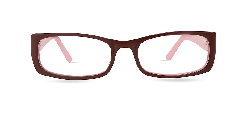 Baby Phat Womens Prescription Eyeglasses, Bv252, Brown Pink, 53-17-135
